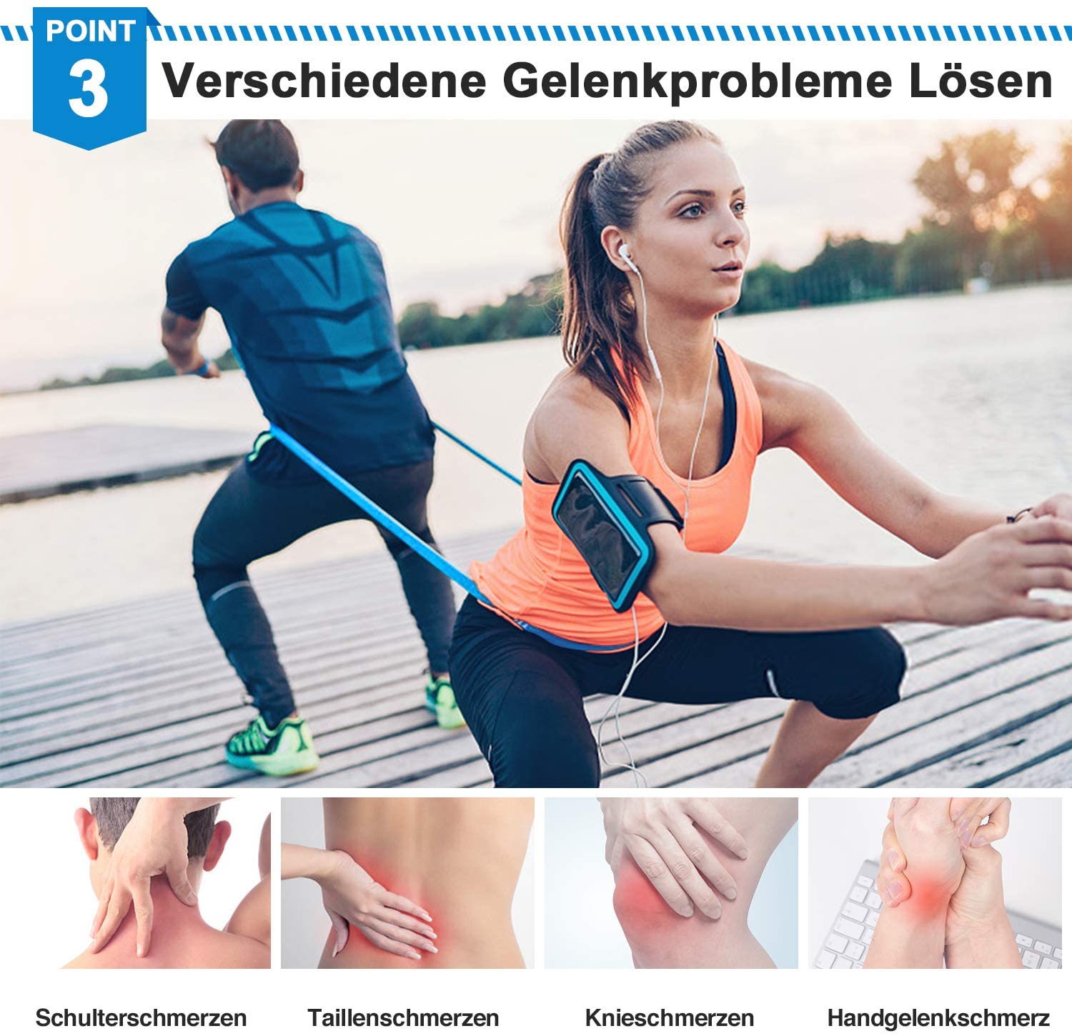 Elastic Fitness Bands 3Pcs Res - Crossfit Workout With Equipment recensie en prijs