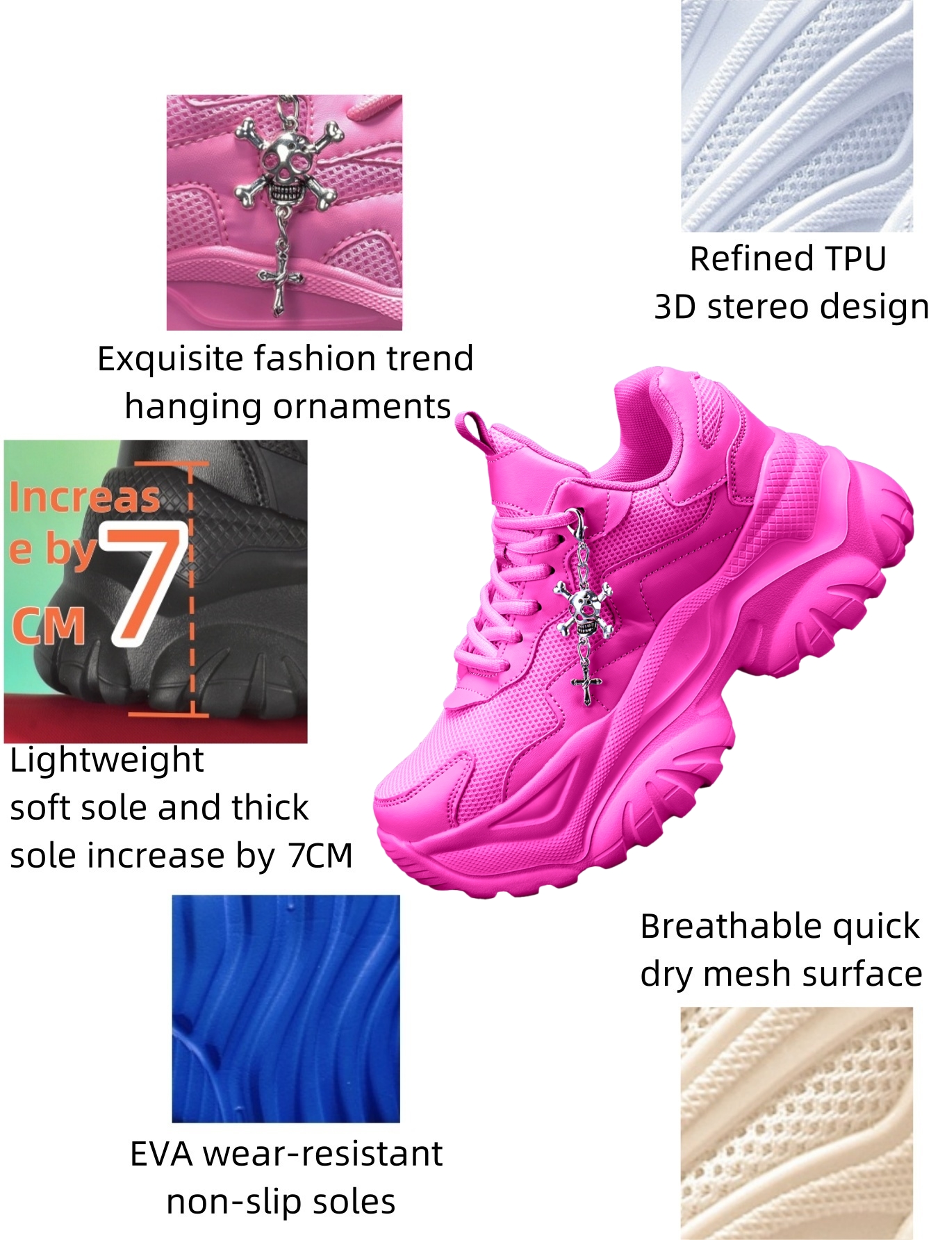 Women's Height-Increasing 7cm  - Crossfit Accessory Work recensie en prijs