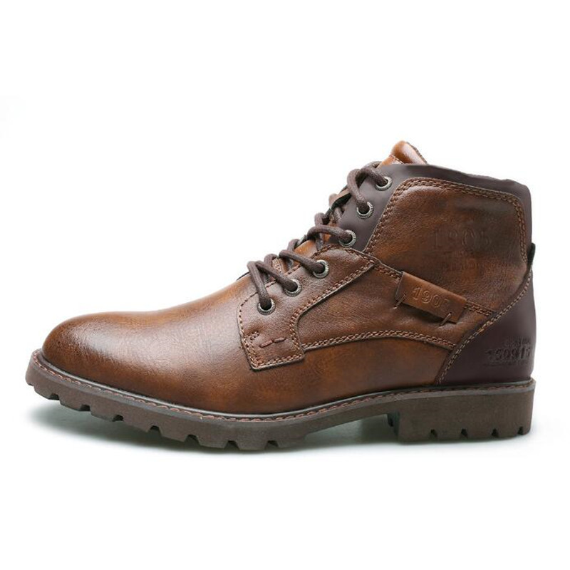 Leather Men Ankle Boots Plus S - Crossfit Outdoor recensie en prijs