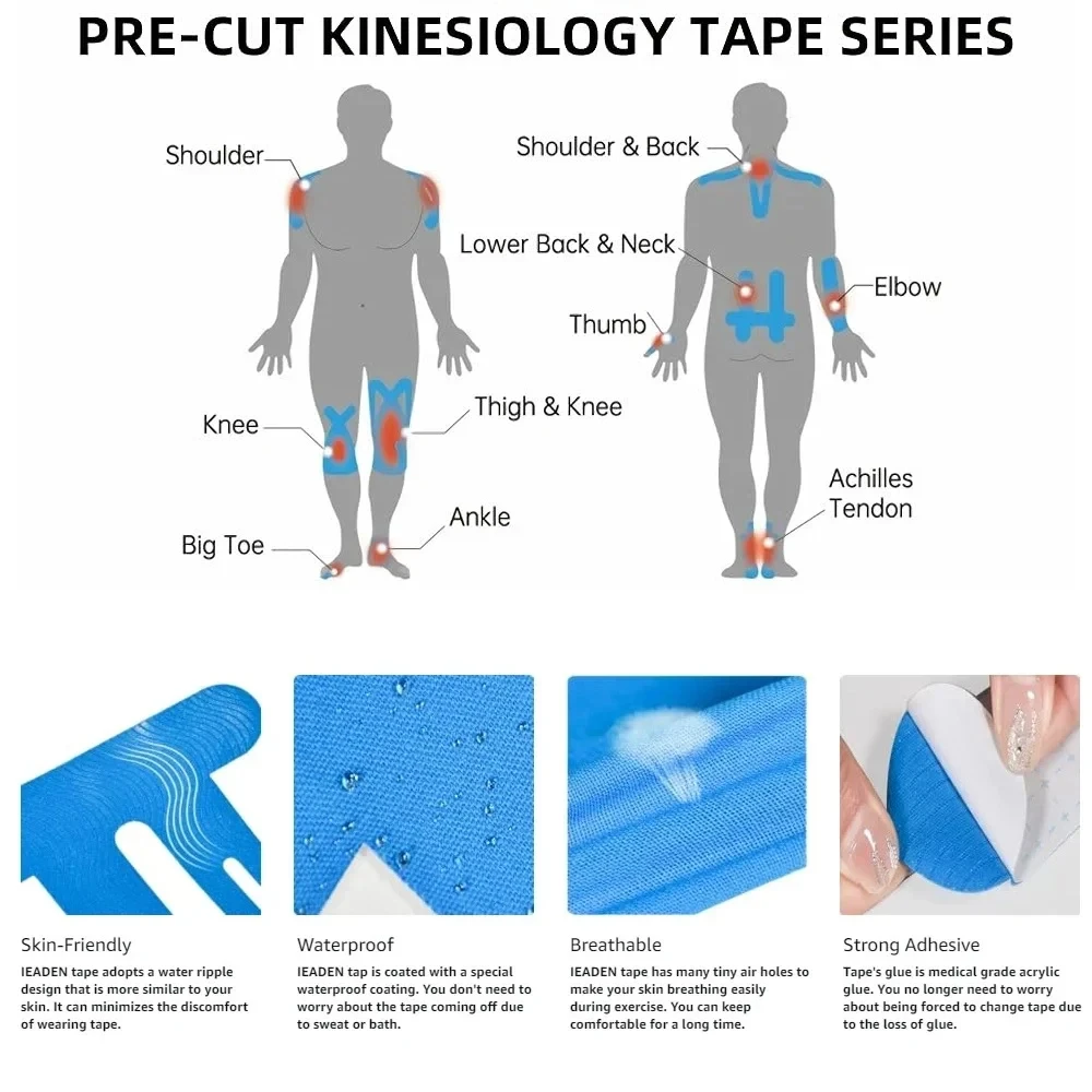 10PCS Precut Kinesiology Tape  - Finger Tape Athletic recensie en prijs