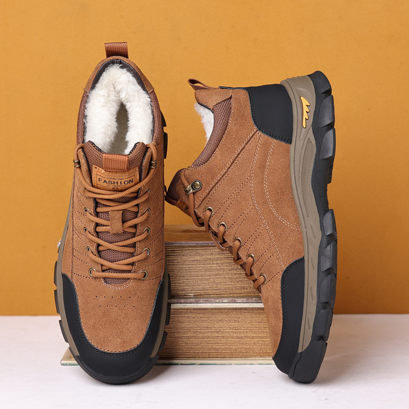 Men Winter Leather Shoes Warm  - Crossfit Outdoor recensie en prijs