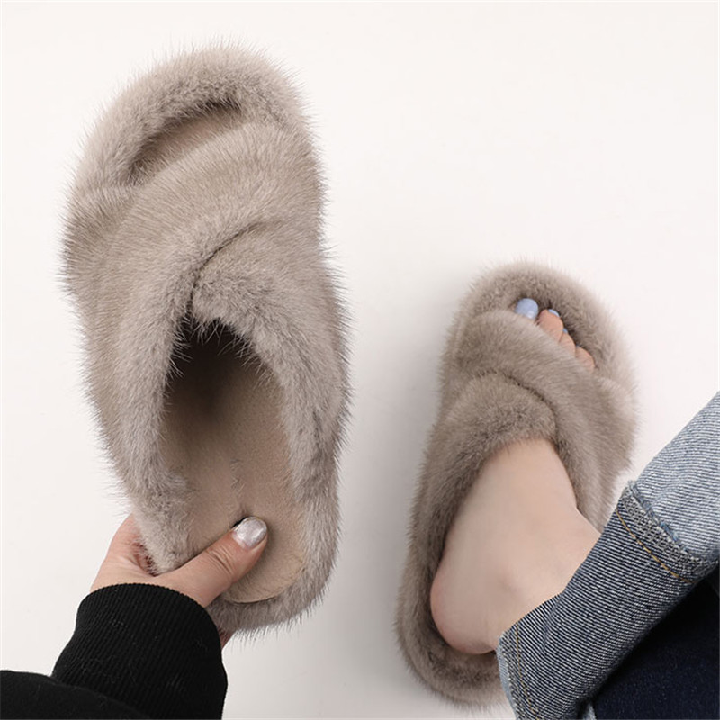 Mink Fur Slippers For Women Sh - Crossfit Outdoor recensie en prijs