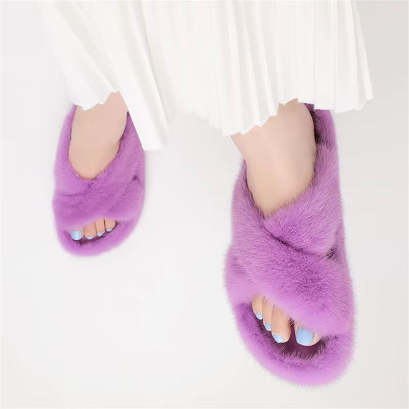 Mink Fur Slippers For Women Sh - Crossfit Outdoor recensie en prijs