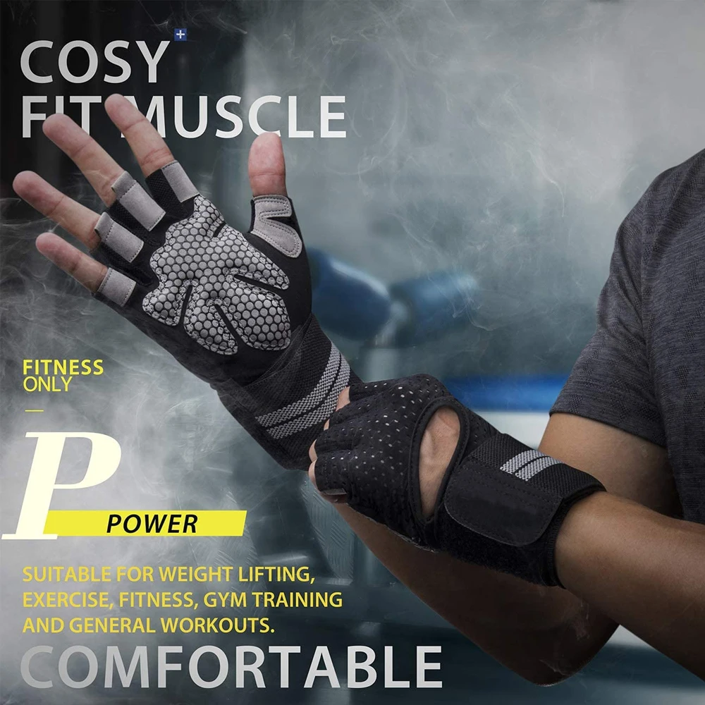 1Pair Half Finger Gym Fitness  - Crossfit G recensie en prijs