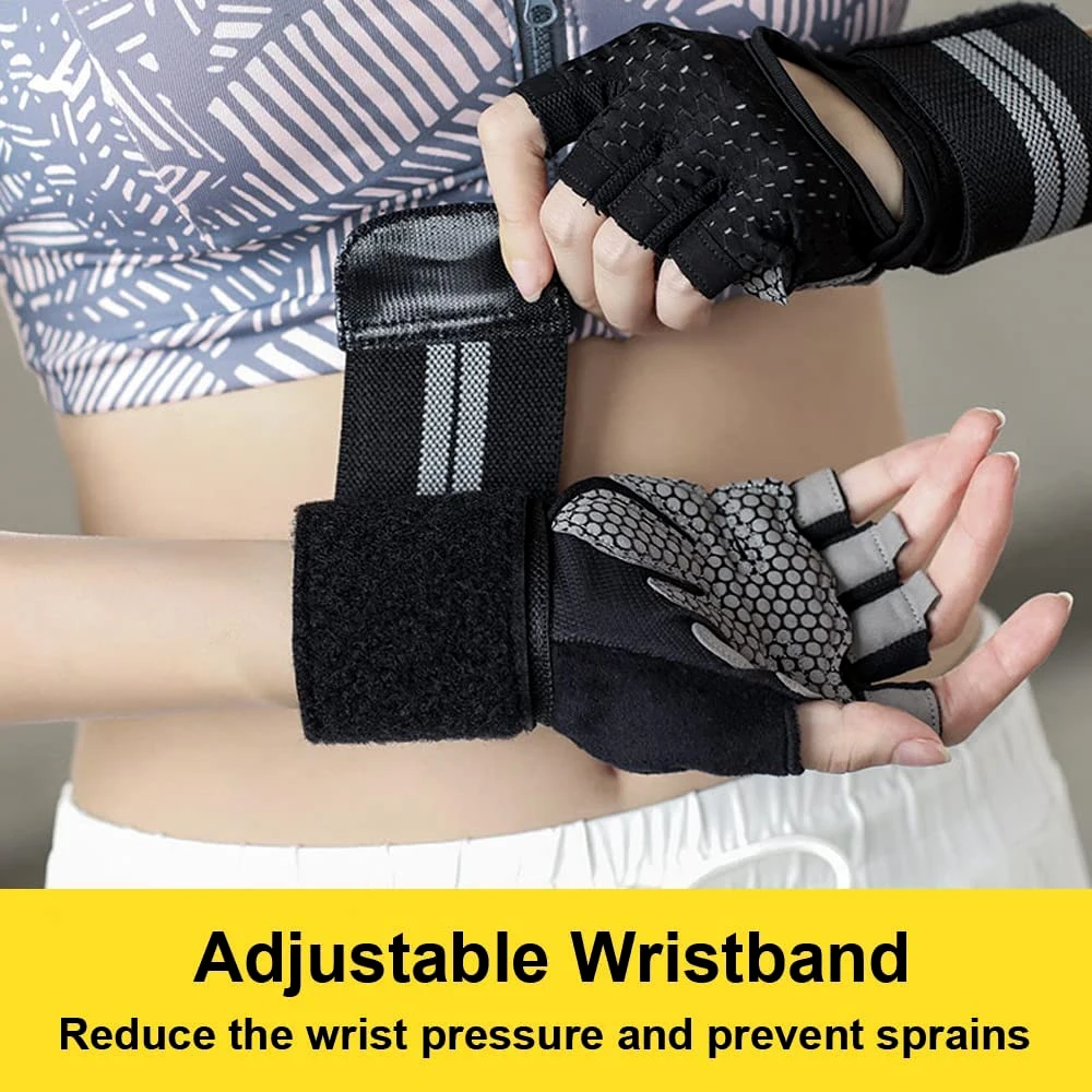 1Pair Half Finger Gym Fitness  - Crossfit G recensie en prijs