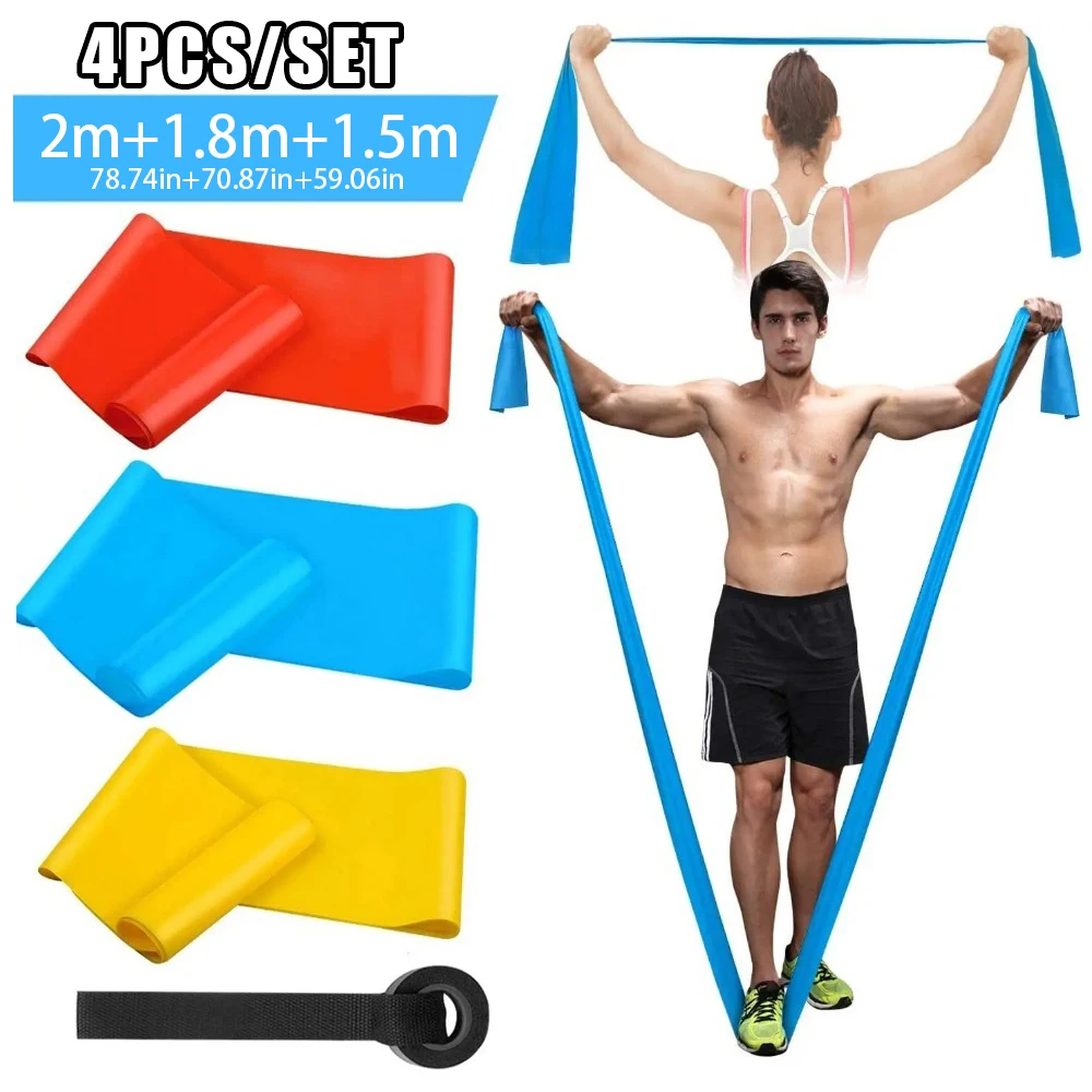 4Pcs/Set Elastic Fitness Bands - Crossfit Workout With Equipment recensie en prijs